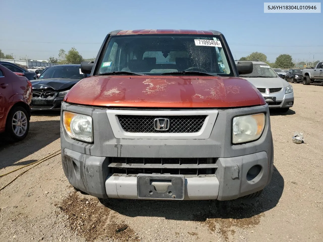 2004 Honda Element Lx VIN: 5J6YH18304L010946 Lot: 71095494