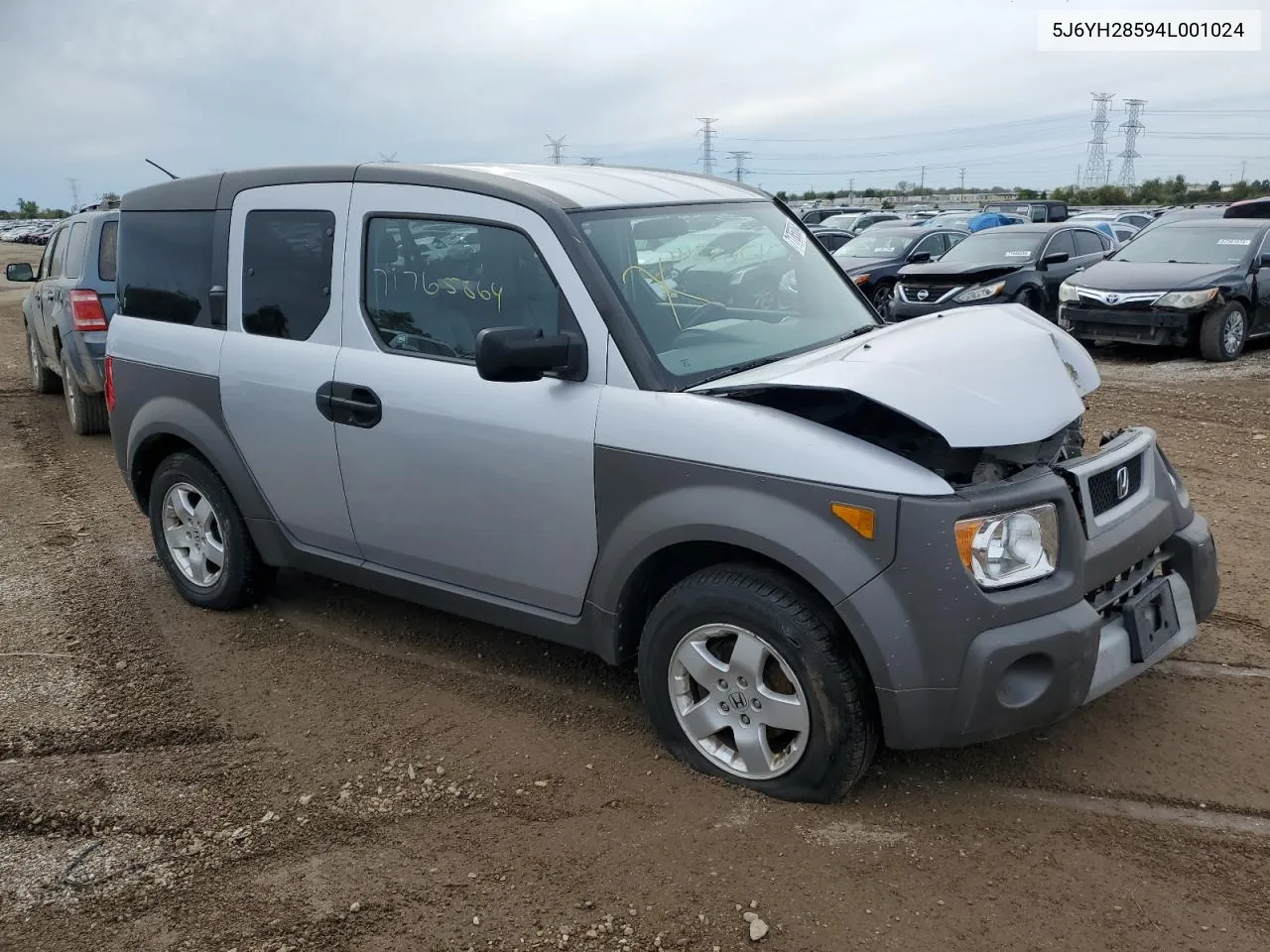 2004 Honda Element Ex VIN: 5J6YH28594L001024 Lot: 71765864