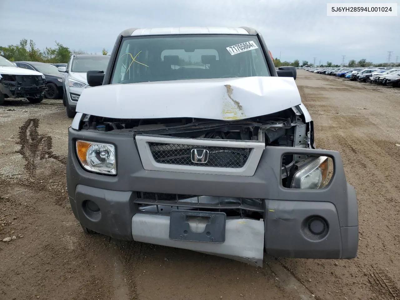 2004 Honda Element Ex VIN: 5J6YH28594L001024 Lot: 71765864