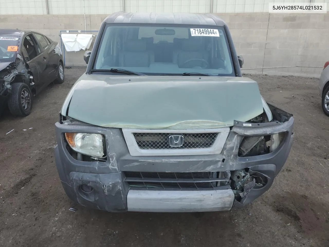 2004 Honda Element Ex VIN: 5J6YH28574L021532 Lot: 71849944