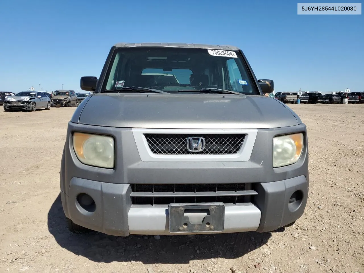 2004 Honda Element Ex VIN: 5J6YH28544L020080 Lot: 73028604