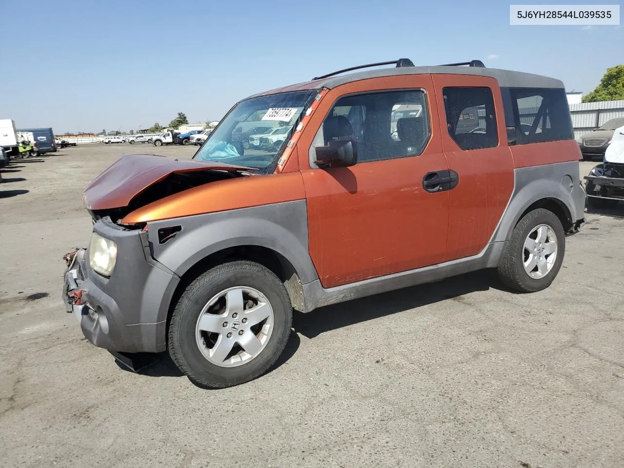 2004 Honda Element Ex VIN: 5J6YH28544L039535 Lot: 73597774