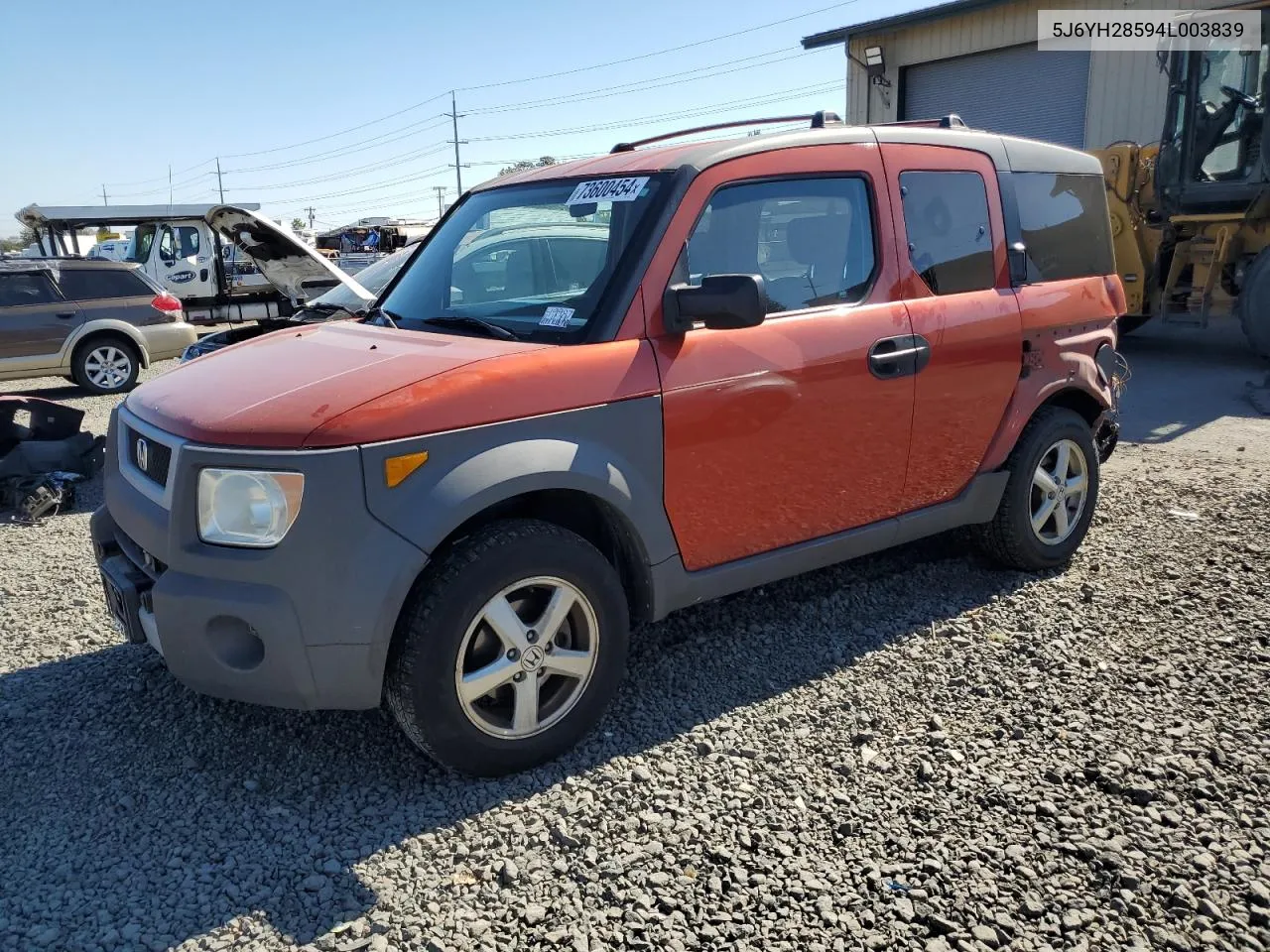 2004 Honda Element Ex VIN: 5J6YH28594L003839 Lot: 73600454