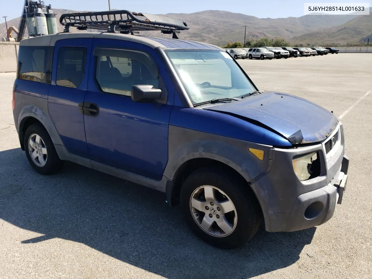 2004 Honda Element Ex VIN: 5J6YH28514L001633 Lot: 73697494