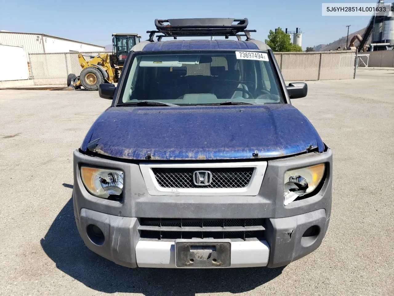 2004 Honda Element Ex VIN: 5J6YH28514L001633 Lot: 73697494