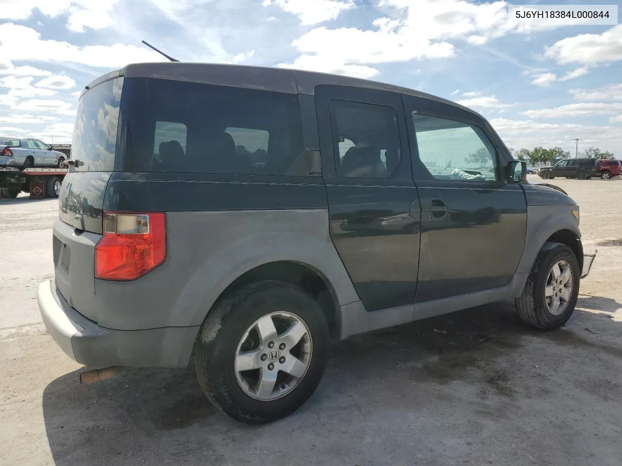 5J6YH18384L000844 2004 Honda Element Lx