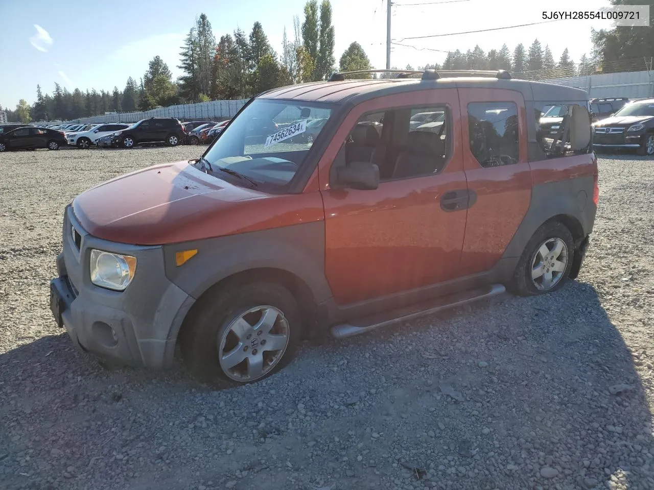 5J6YH28554L009721 2004 Honda Element Ex