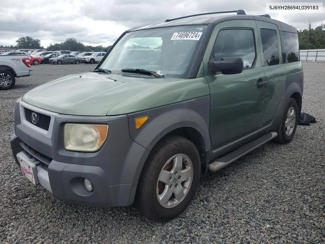 2004 Honda Element Ex VIN: 5J6YH28694L039183 Lot: 74696724