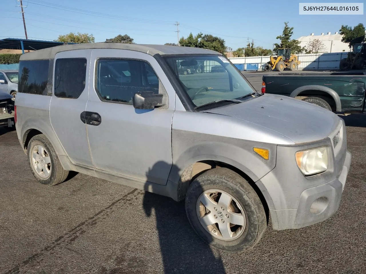 2004 Honda Element Ex VIN: 5J6YH27644L016105 Lot: 74819924