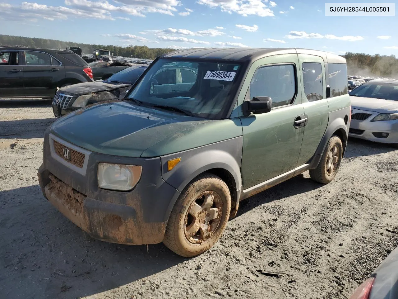 2004 Honda Element Ex VIN: 5J6YH28544L005501 Lot: 75090364