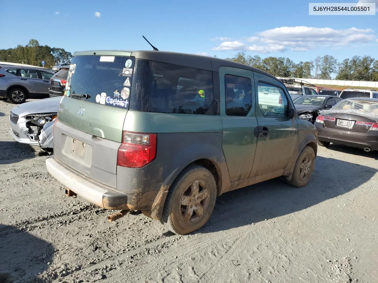 2004 Honda Element Ex VIN: 5J6YH28544L005501 Lot: 75090364