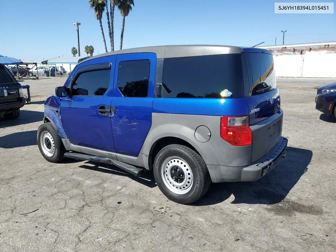 2004 Honda Element Lx VIN: 5J6YH18394L015451 Lot: 75278794