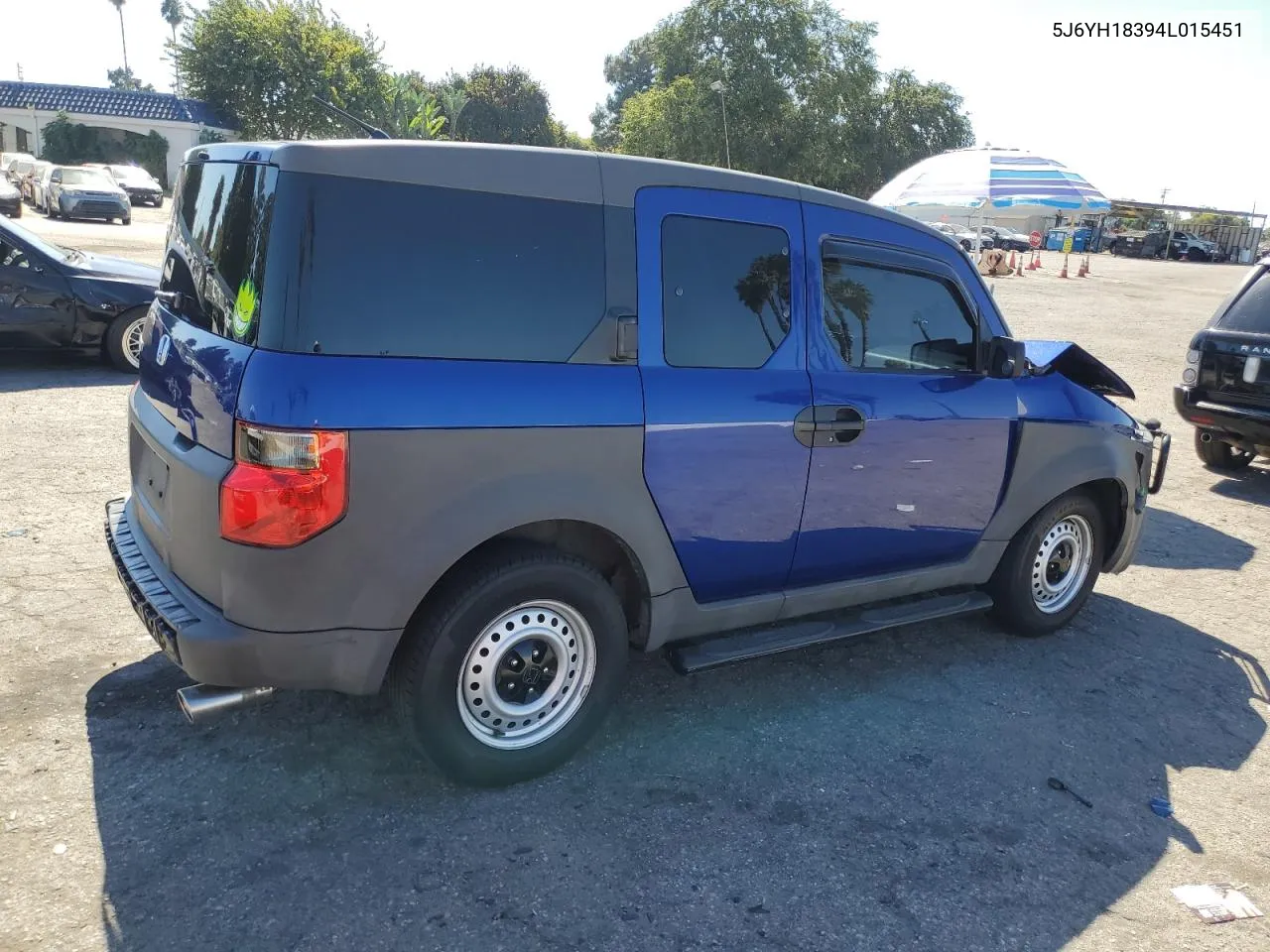 2004 Honda Element Lx VIN: 5J6YH18394L015451 Lot: 75278794