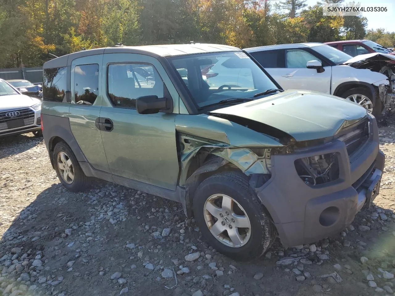 2004 Honda Element Ex VIN: 5J6YH276X4L035306 Lot: 75327354