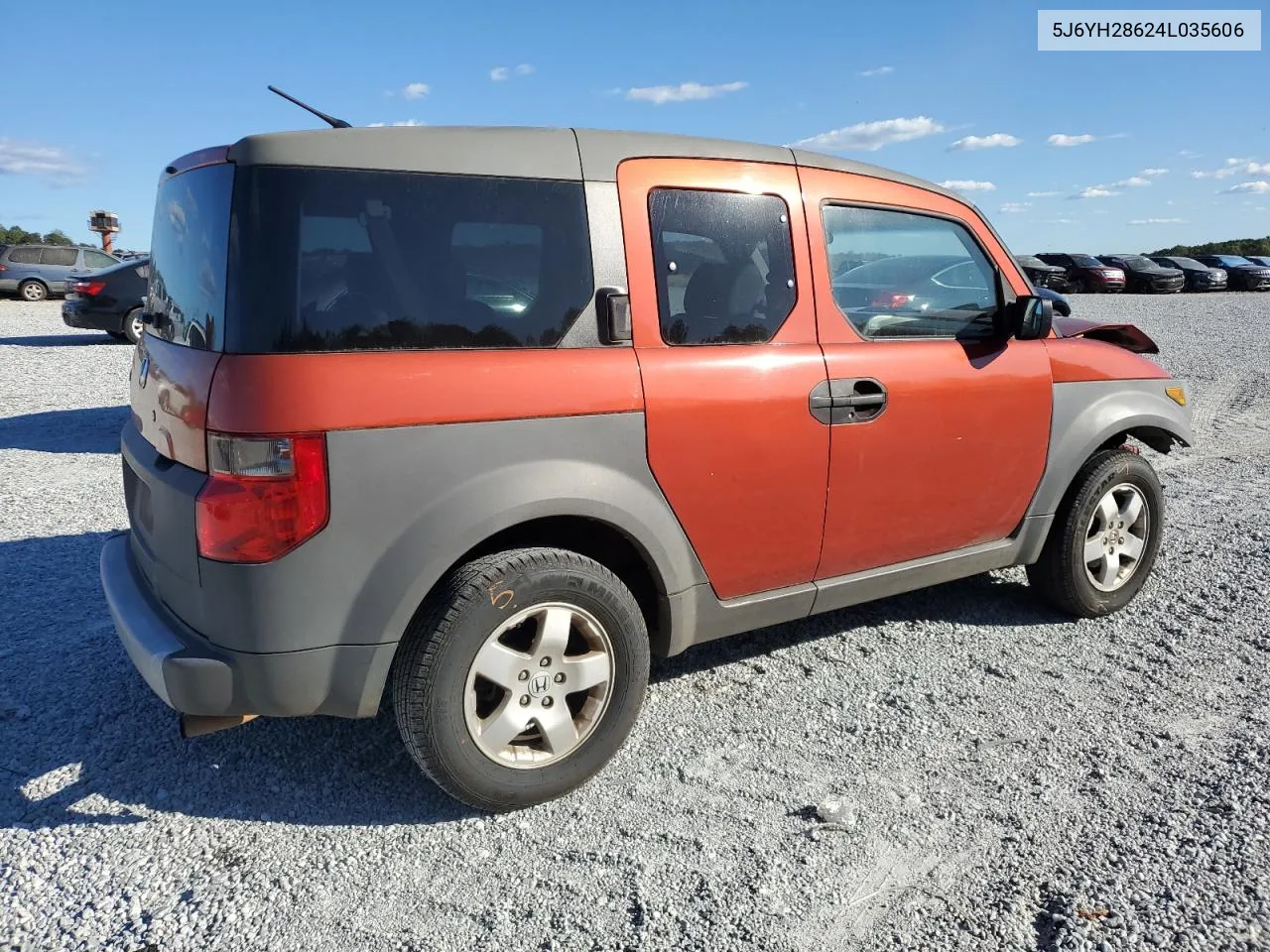 2004 Honda Element Ex VIN: 5J6YH28624L035606 Lot: 76012634