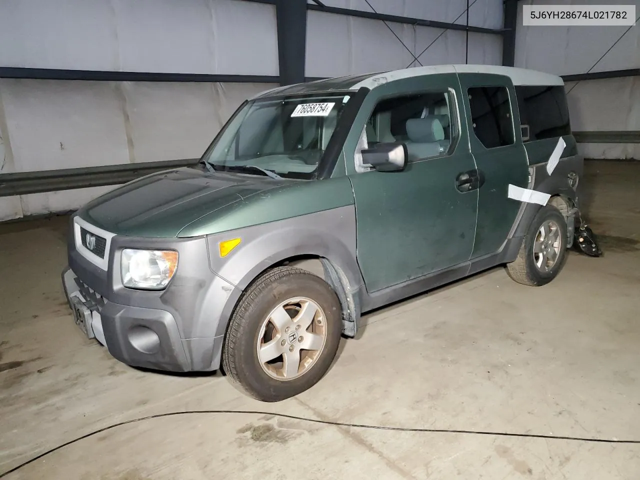 2004 Honda Element Ex VIN: 5J6YH28674L021782 Lot: 76058754