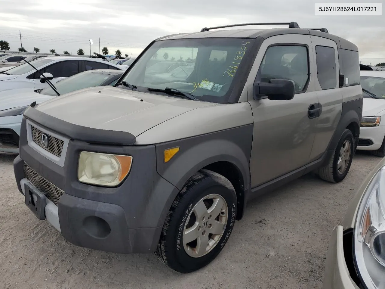 2004 Honda Element Ex VIN: 5J6YH28624L017221 Lot: 76618304