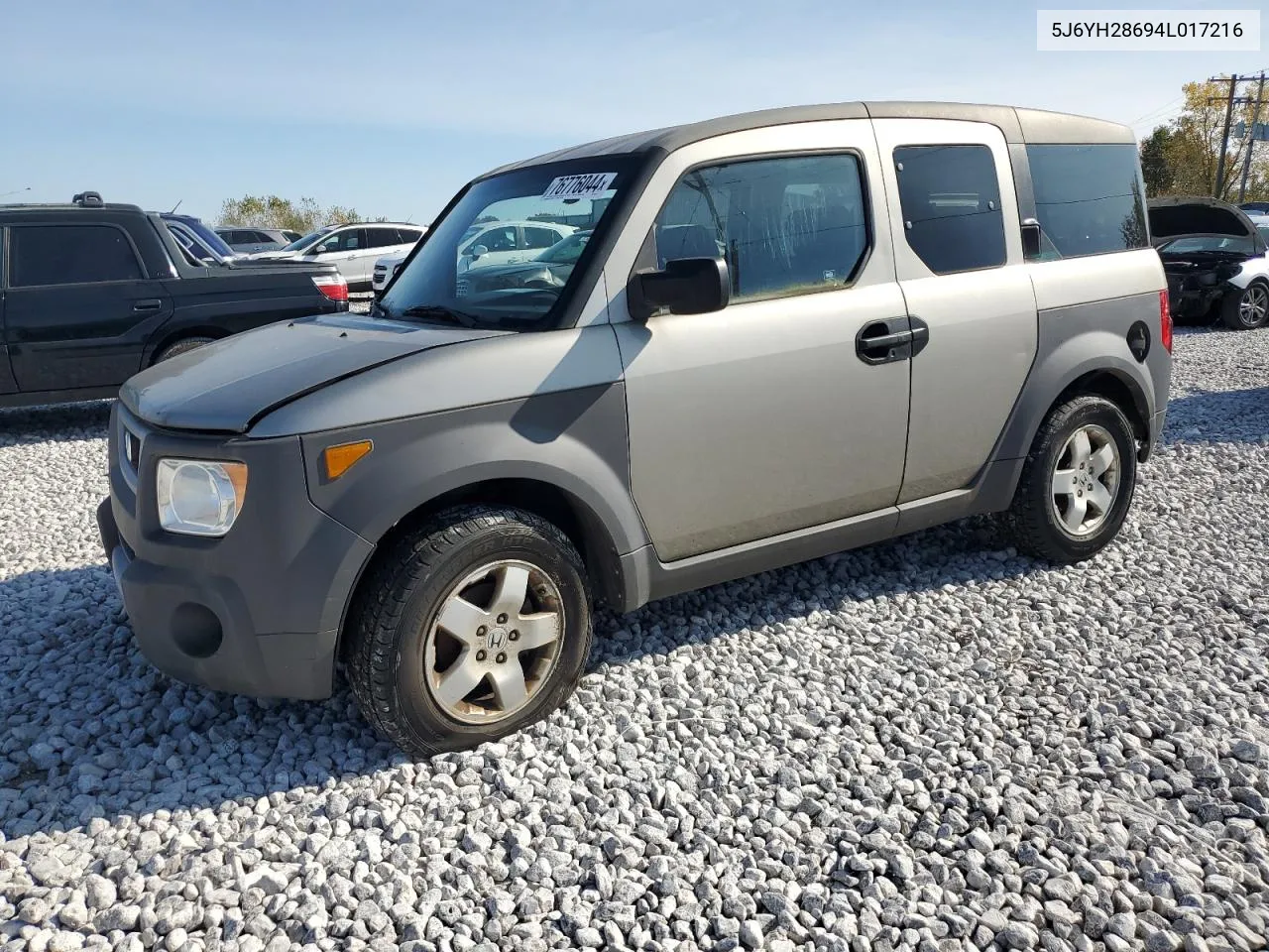 2004 Honda Element Ex VIN: 5J6YH28694L017216 Lot: 76776044