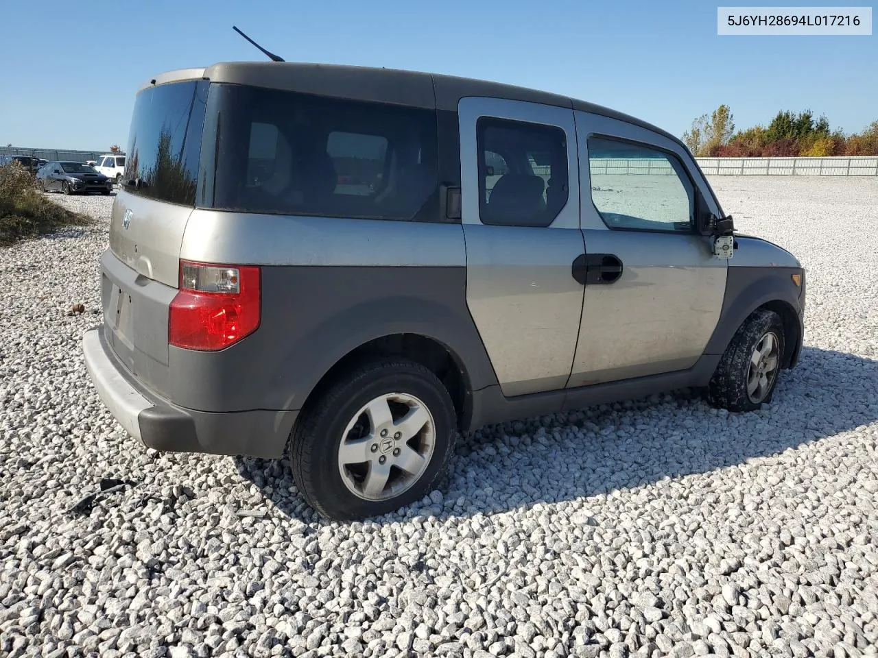 2004 Honda Element Ex VIN: 5J6YH28694L017216 Lot: 76776044