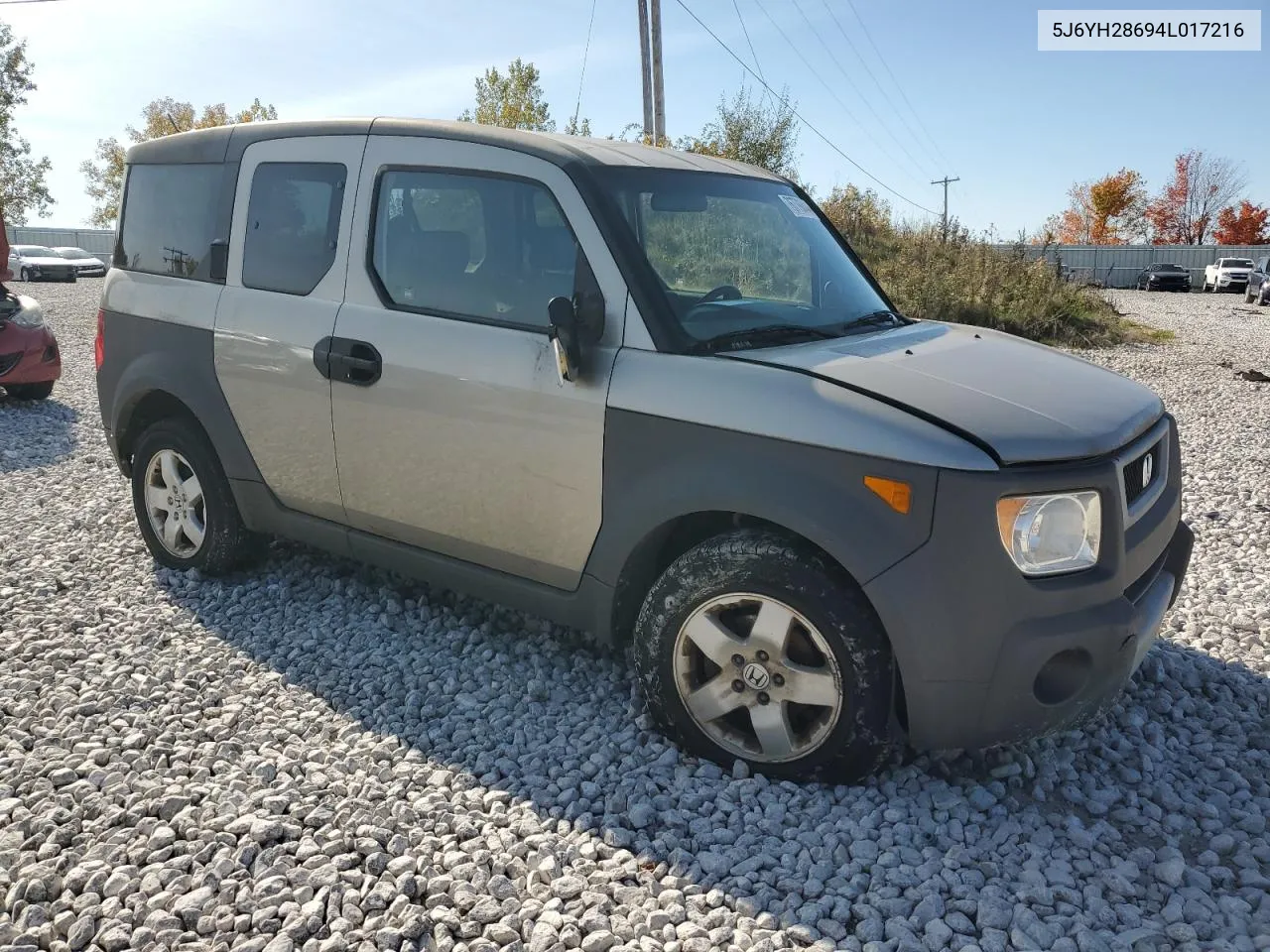 2004 Honda Element Ex VIN: 5J6YH28694L017216 Lot: 76776044