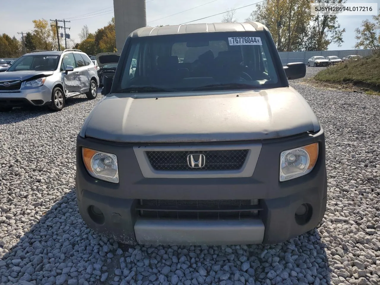 2004 Honda Element Ex VIN: 5J6YH28694L017216 Lot: 76776044