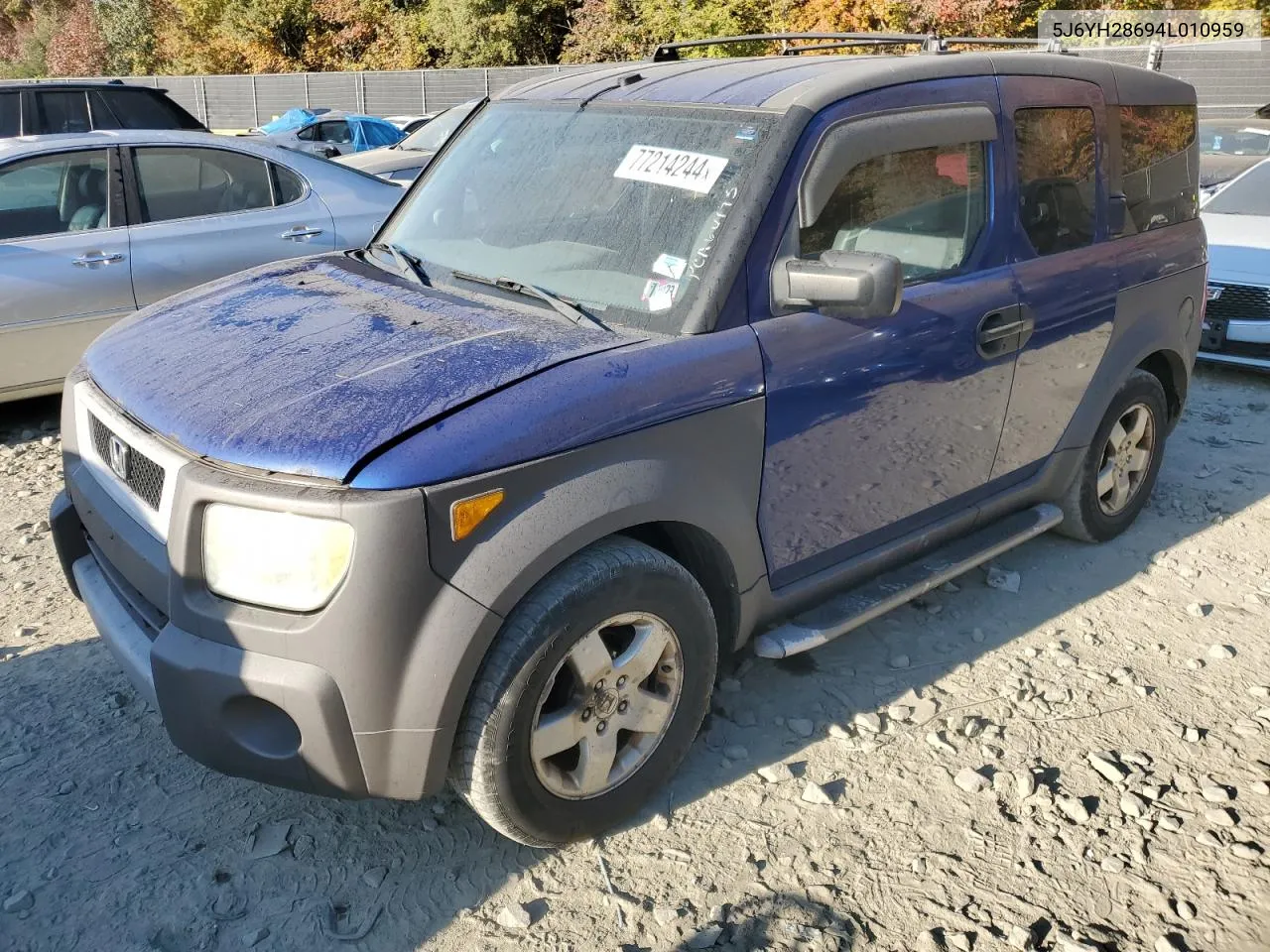 2004 Honda Element Ex VIN: 5J6YH28694L010959 Lot: 77214244