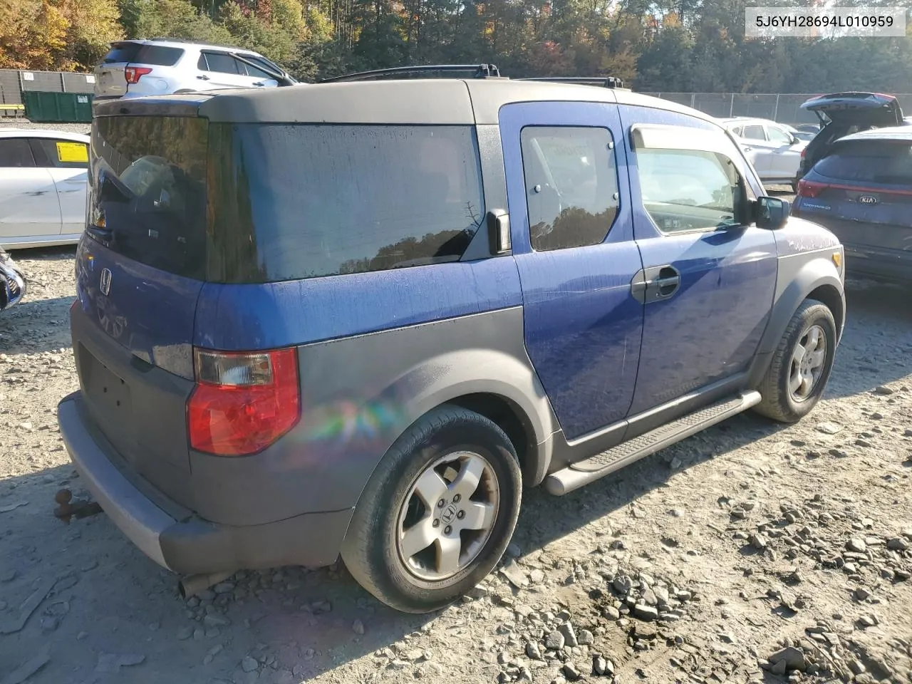 2004 Honda Element Ex VIN: 5J6YH28694L010959 Lot: 77214244