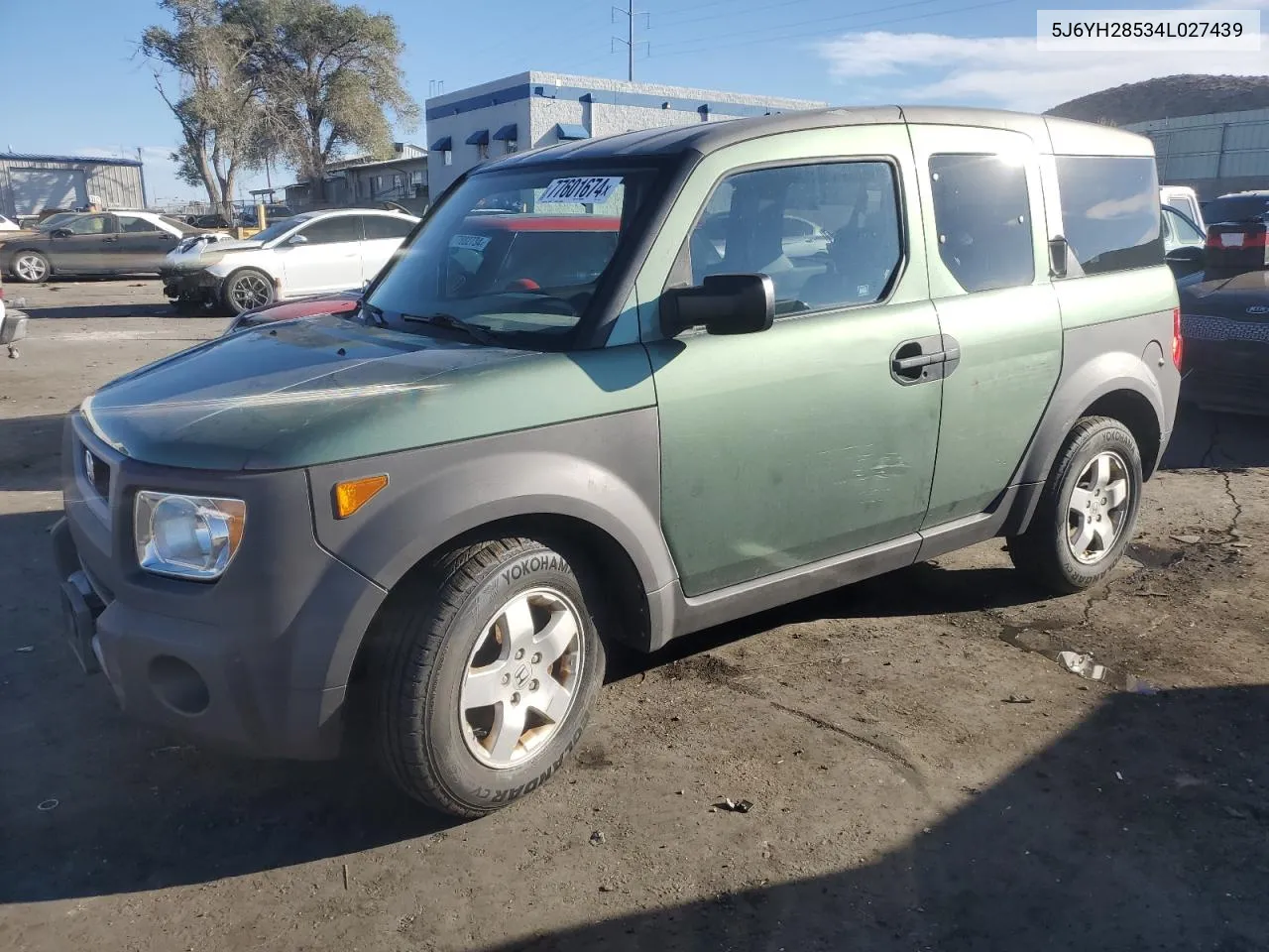 2004 Honda Element Ex VIN: 5J6YH28534L027439 Lot: 77601674