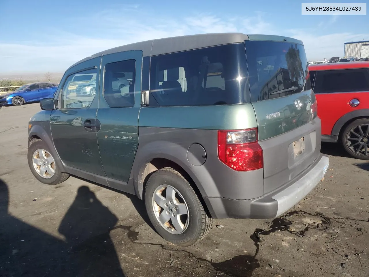 2004 Honda Element Ex VIN: 5J6YH28534L027439 Lot: 77601674