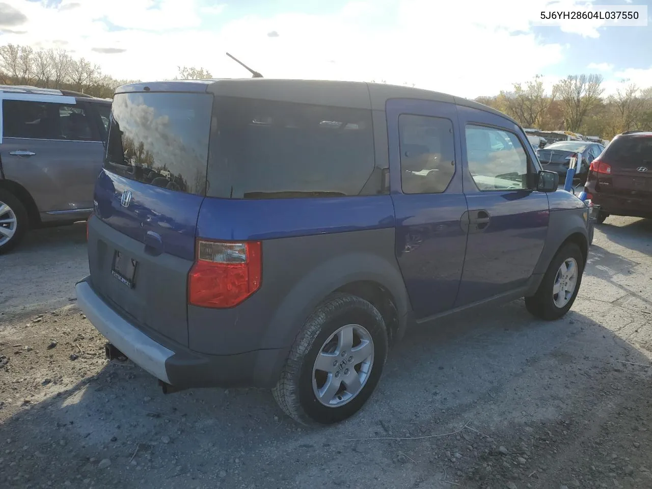 2004 Honda Element Ex VIN: 5J6YH28604L037550 Lot: 78743814