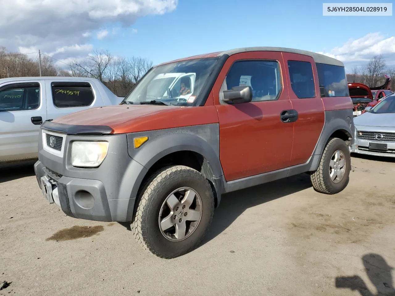 2004 Honda Element Ex VIN: 5J6YH28504L028919 Lot: 79461294