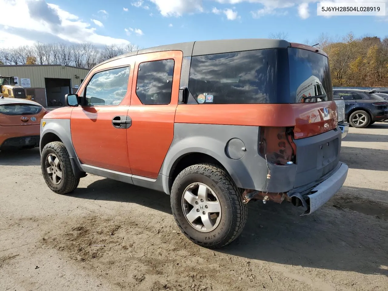 2004 Honda Element Ex VIN: 5J6YH28504L028919 Lot: 79461294