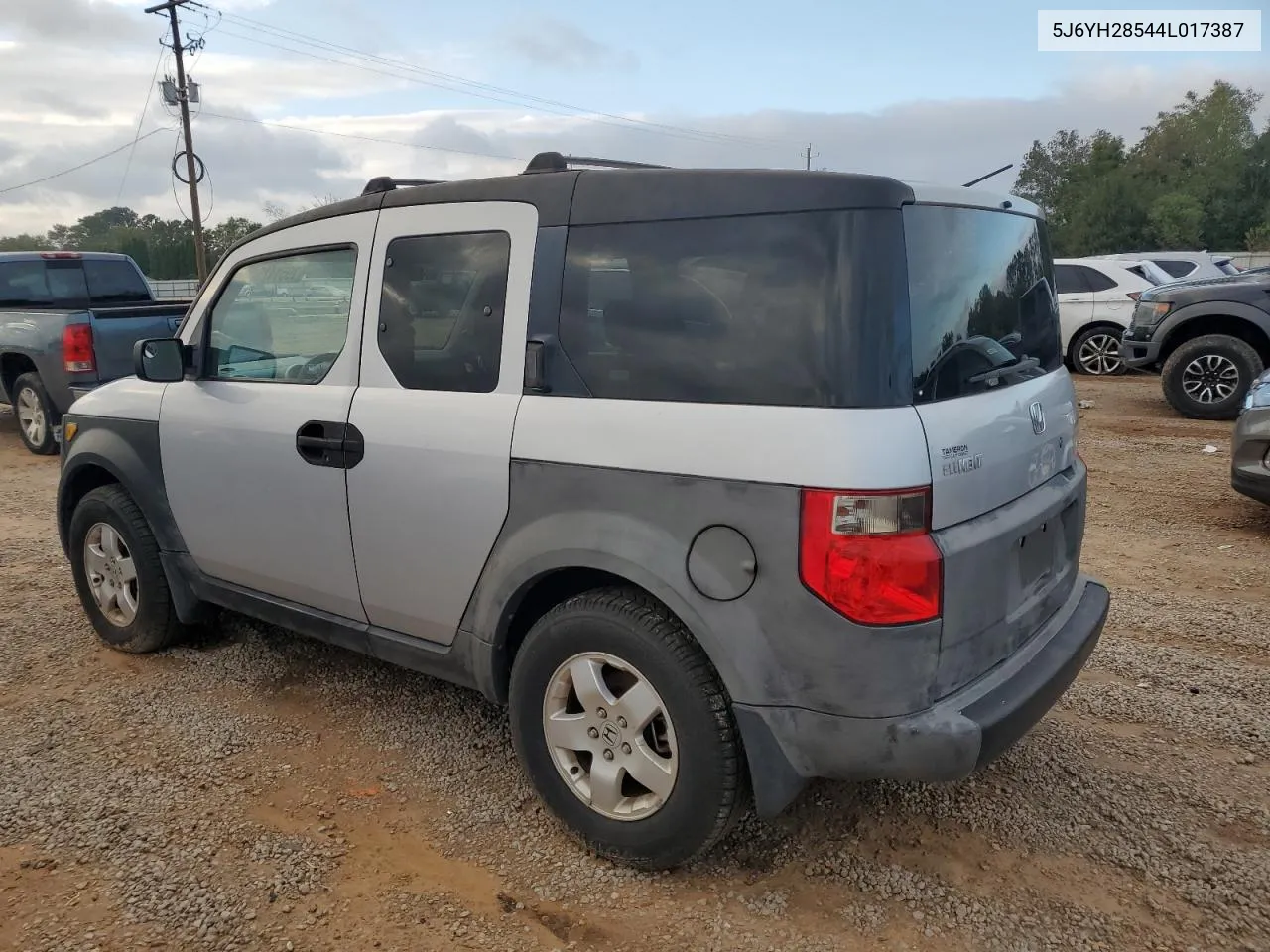 2004 Honda Element Ex VIN: 5J6YH28544L017387 Lot: 79514254