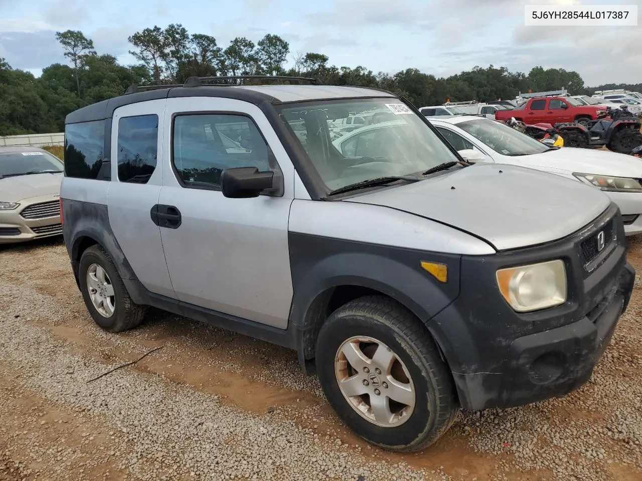 2004 Honda Element Ex VIN: 5J6YH28544L017387 Lot: 79514254