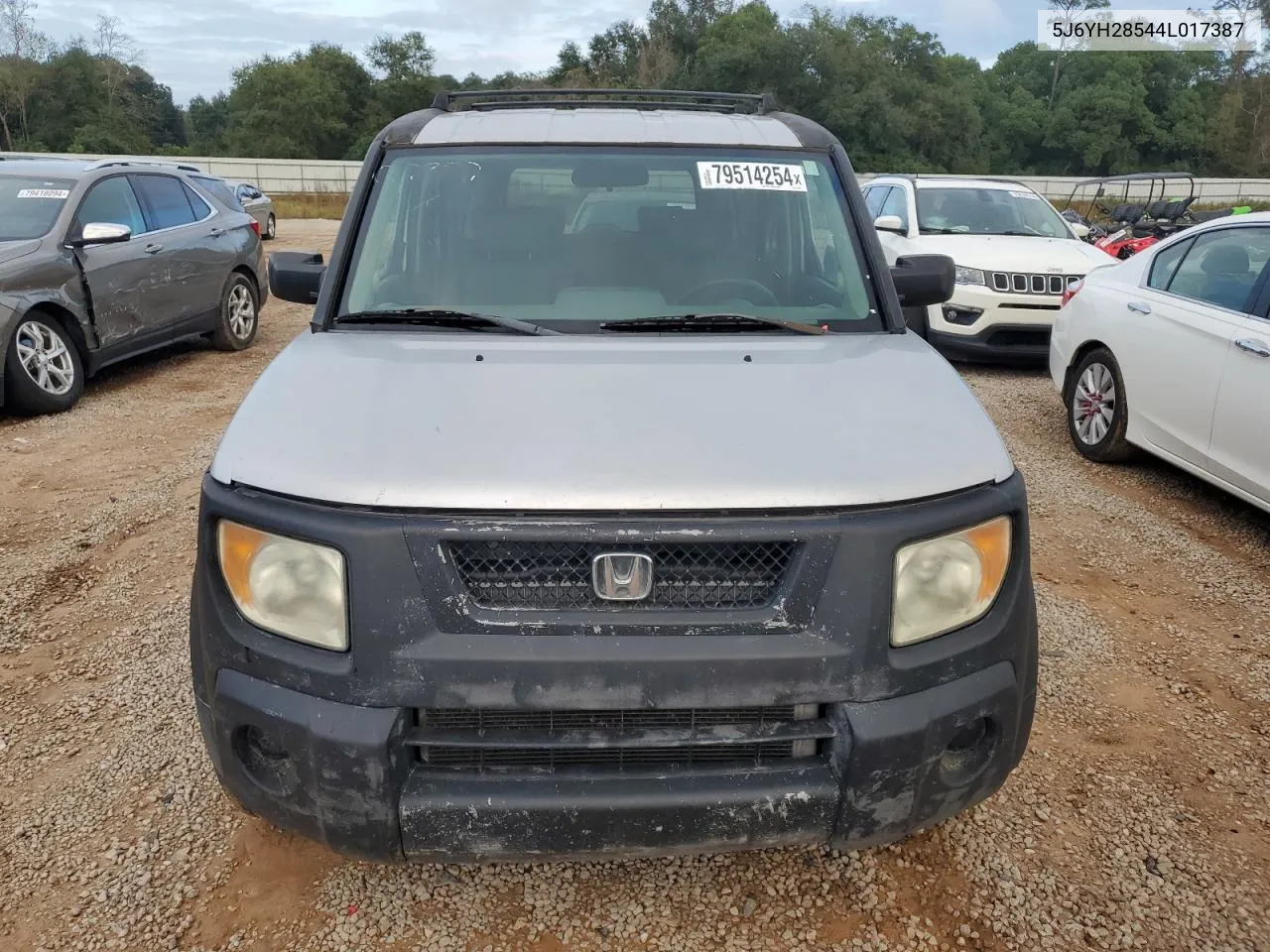 2004 Honda Element Ex VIN: 5J6YH28544L017387 Lot: 79514254