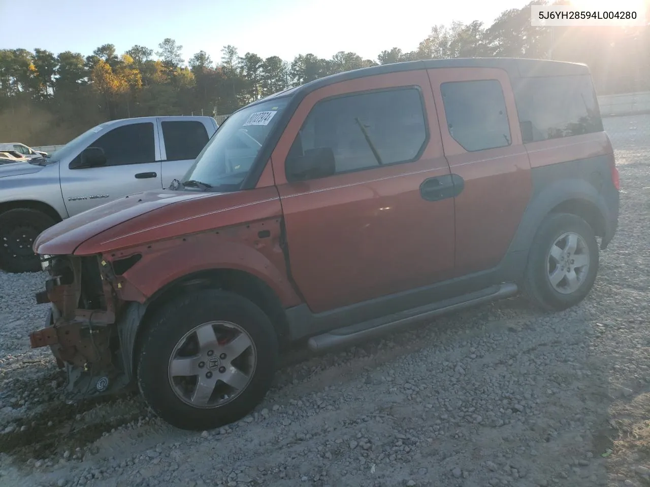 2004 Honda Element Ex VIN: 5J6YH28594L004280 Lot: 80127974