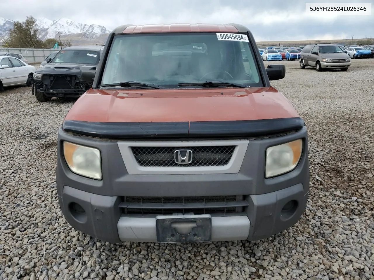 2004 Honda Element Ex VIN: 5J6YH28524L026346 Lot: 80845494