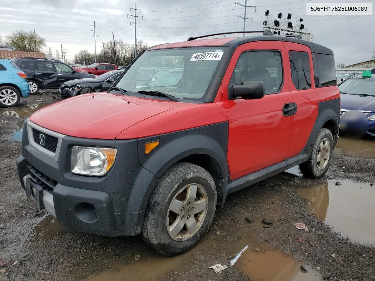 2005 Honda Element Ex VIN: 5J6YH17625L006989 Lot: 48597714