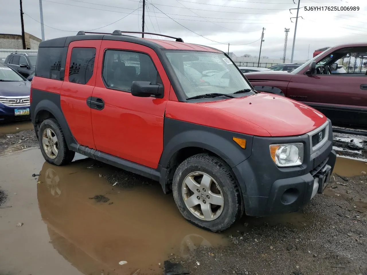 2005 Honda Element Ex VIN: 5J6YH17625L006989 Lot: 48597714