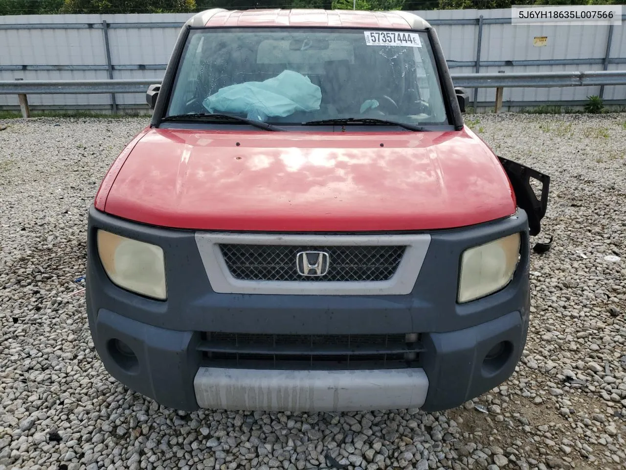 2005 Honda Element Ex VIN: 5J6YH18635L007566 Lot: 57357444