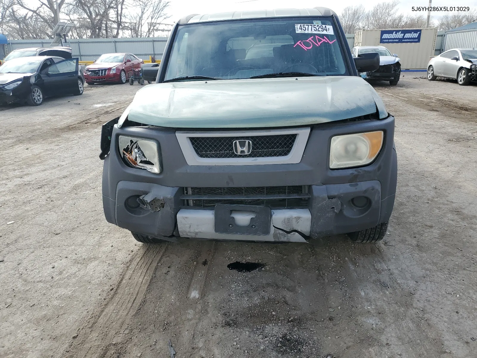 2005 Honda Element Ex VIN: 5J6YH286X5L013029 Lot: 63297004