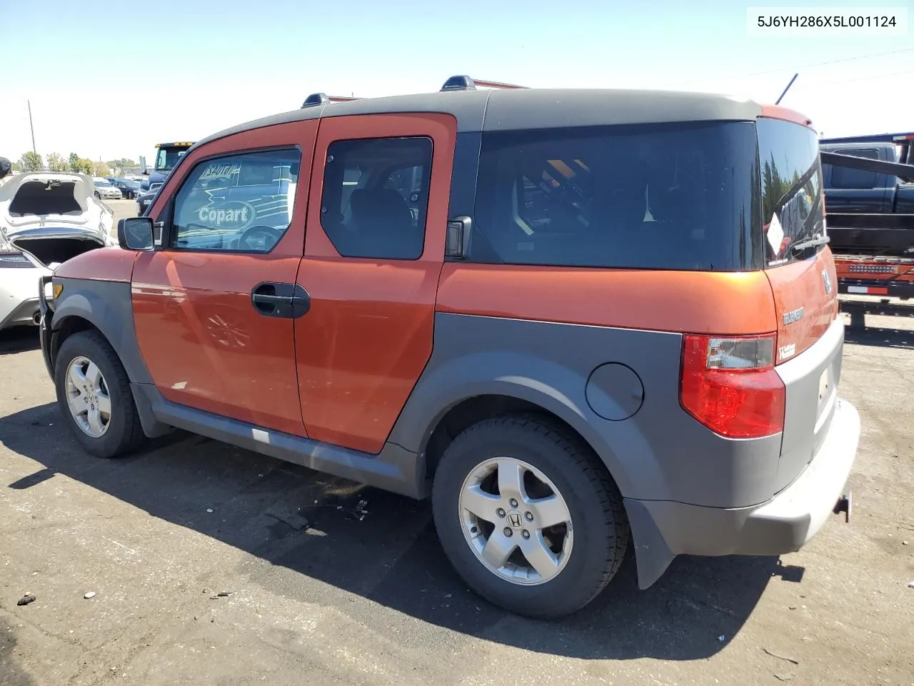 2005 Honda Element Ex VIN: 5J6YH286X5L001124 Lot: 67042184