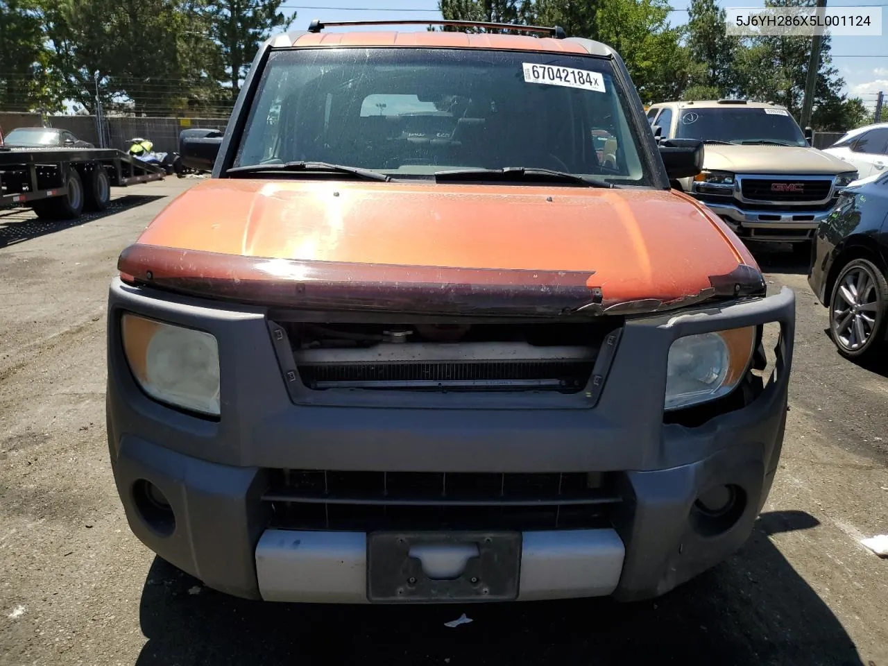 2005 Honda Element Ex VIN: 5J6YH286X5L001124 Lot: 67042184