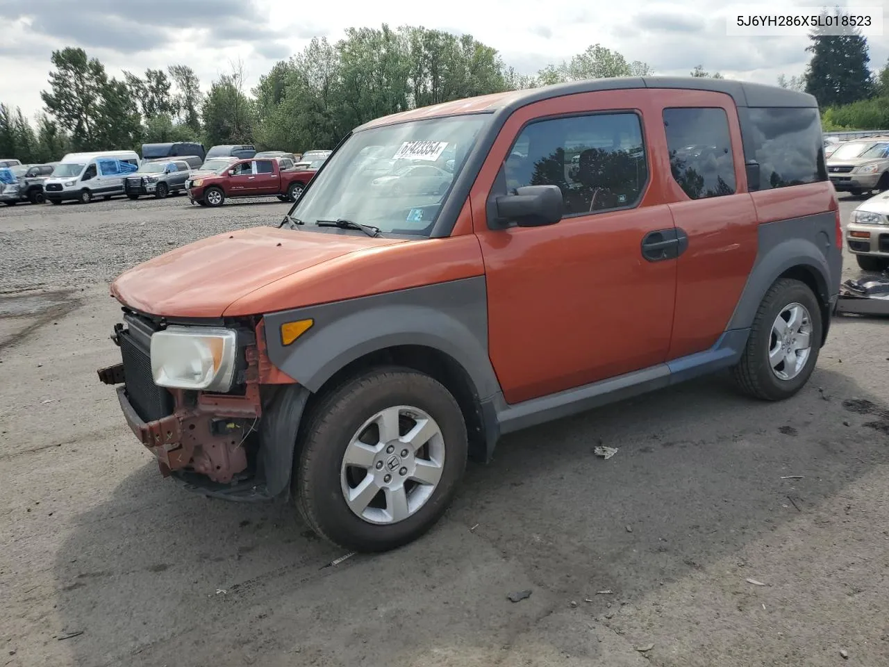 2005 Honda Element Ex VIN: 5J6YH286X5L018523 Lot: 67423354