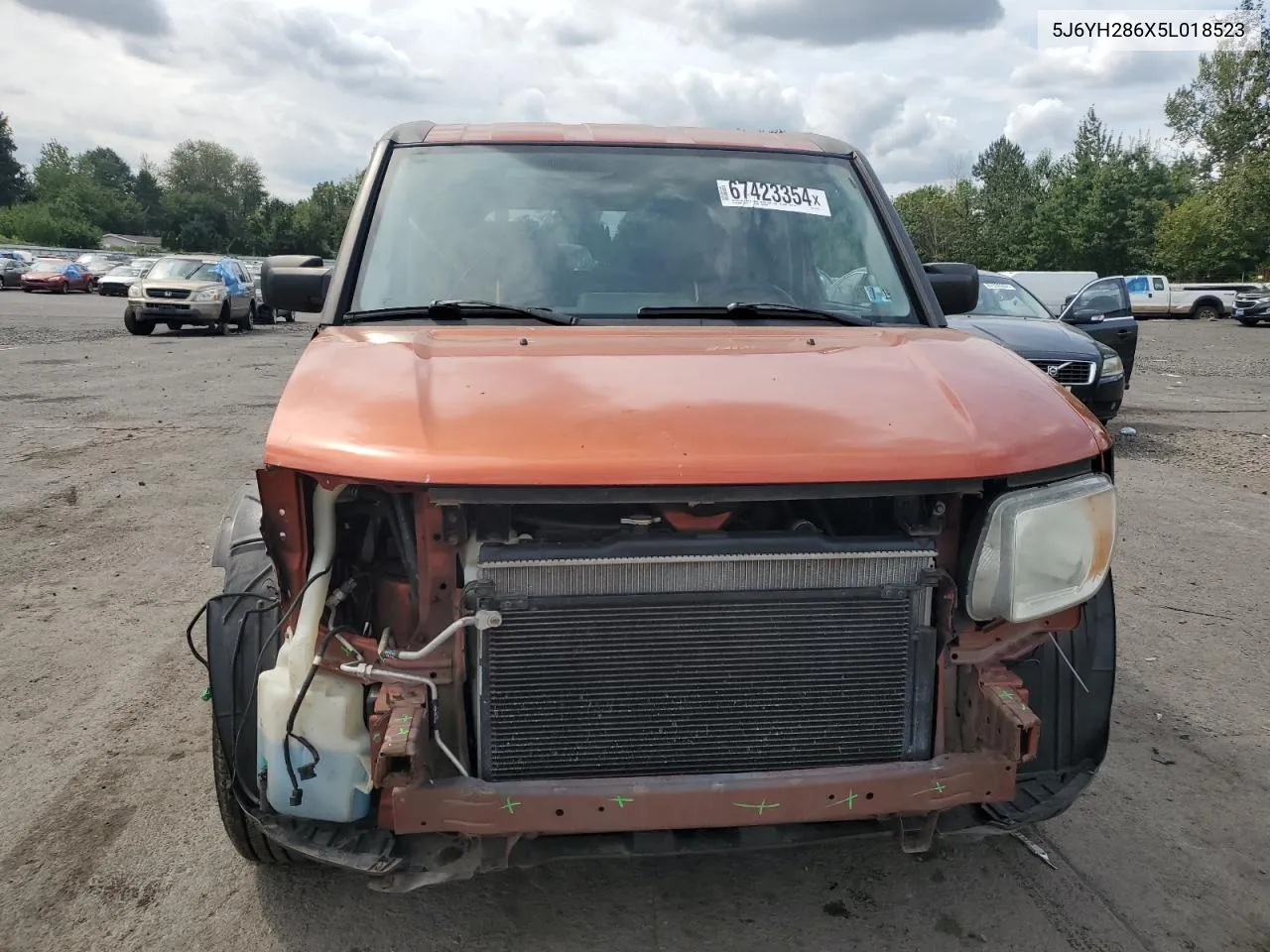 2005 Honda Element Ex VIN: 5J6YH286X5L018523 Lot: 67423354