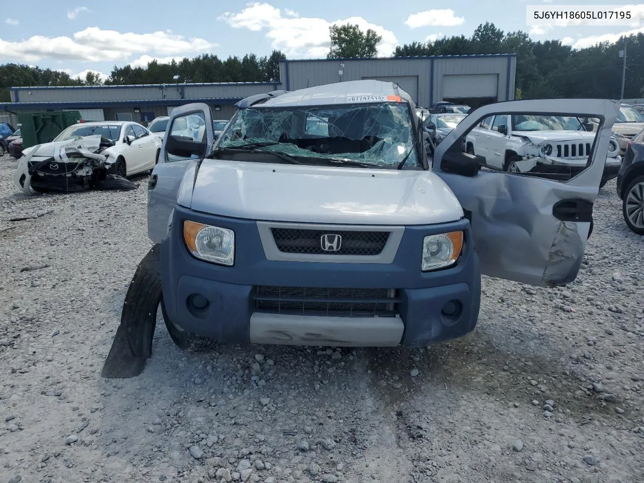 2005 Honda Element Ex VIN: 5J6YH18605L017195 Lot: 67747414