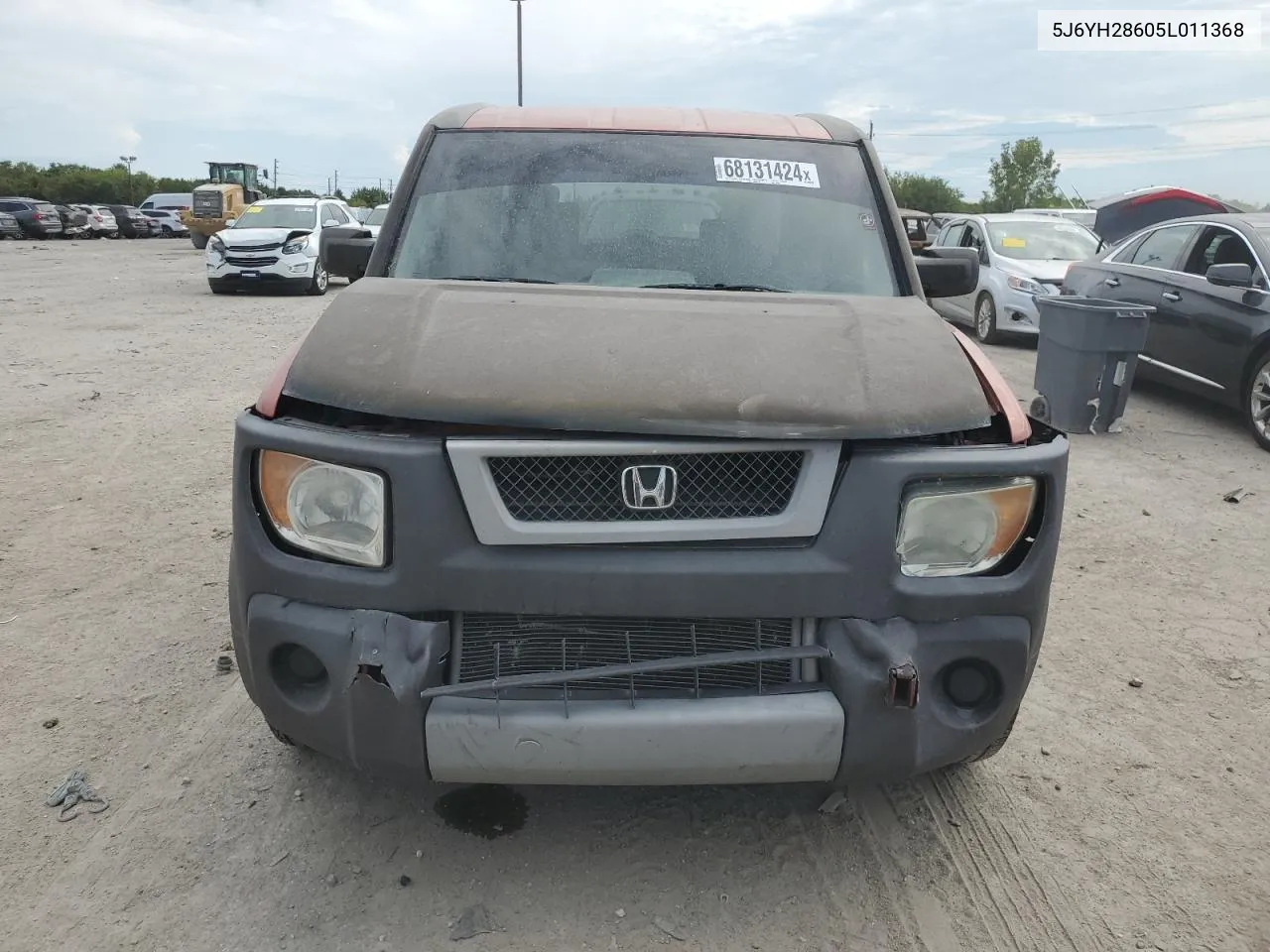 2005 Honda Element Ex VIN: 5J6YH28605L011368 Lot: 68131424