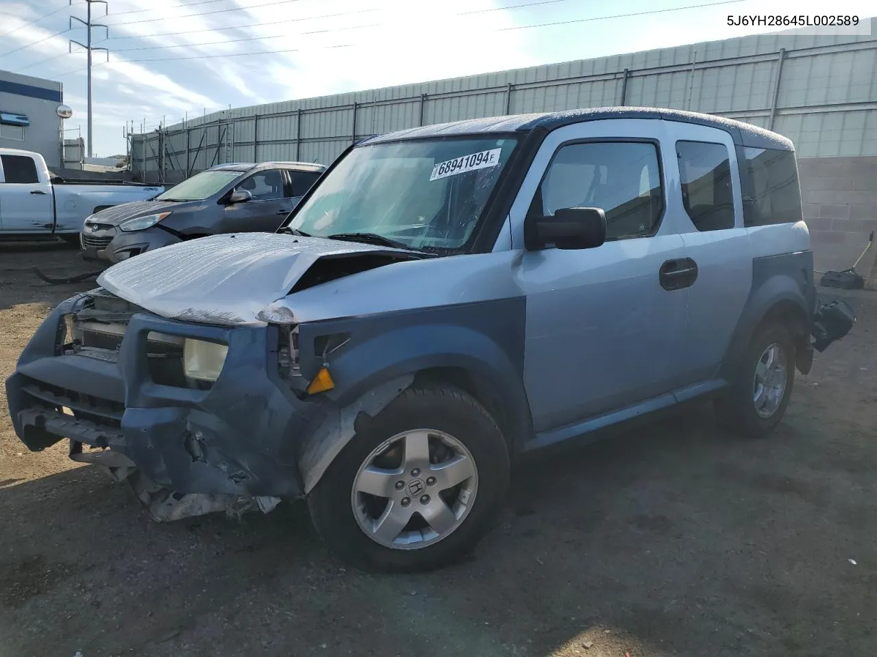 2005 Honda Element Ex VIN: 5J6YH28645L002589 Lot: 68941094