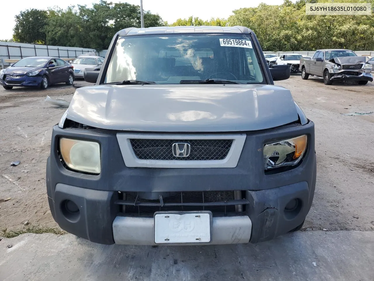 2005 Honda Element Ex VIN: 5J6YH18635L010080 Lot: 69519864