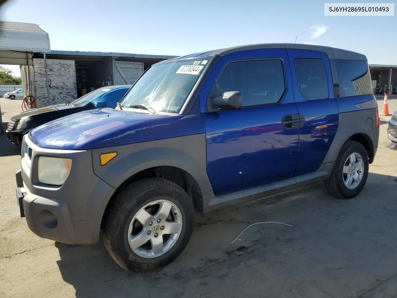 2005 Honda Element Ex VIN: 5J6YH28695L010493 Lot: 69996544